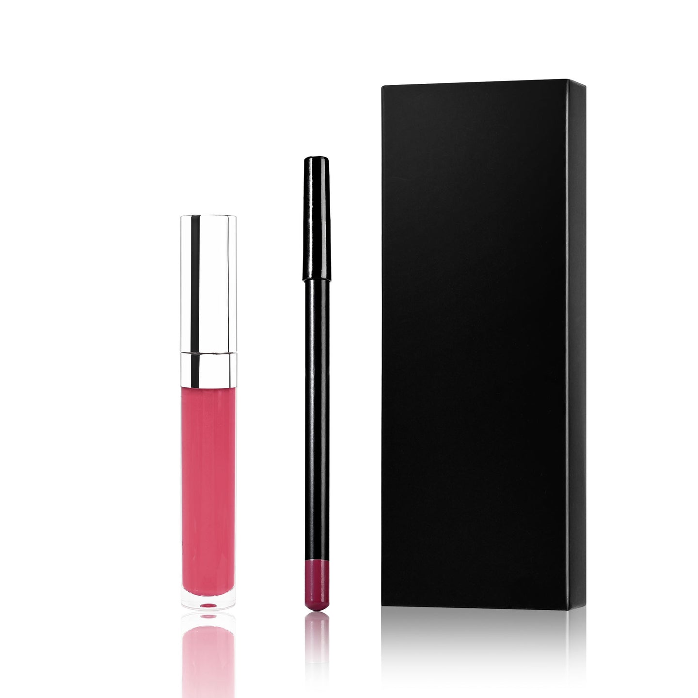 Mattflüssiger Lippenstift und Lipliner-Stift-Make-up-Set