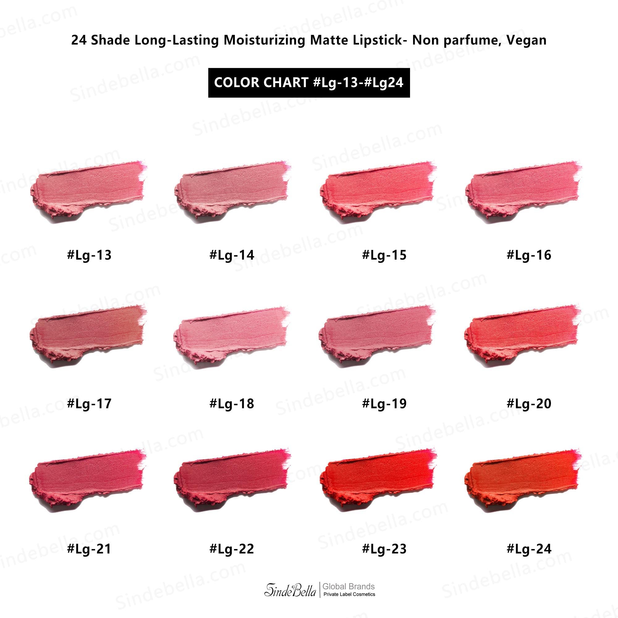26 kleuren fluwelen matte vloeibare lippenstift lipliner set