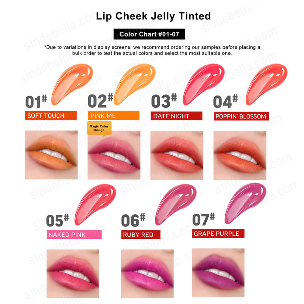 Moisturizing Long-lasting Lip Cheek Jelly Tinted (Matte)