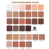 Talc-Free Trio-Face and Body Sunglow Bronzer Contour Powder