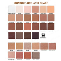 Talc-Free Trio-Face and Body Sunglow Bronzer Contour Powder
