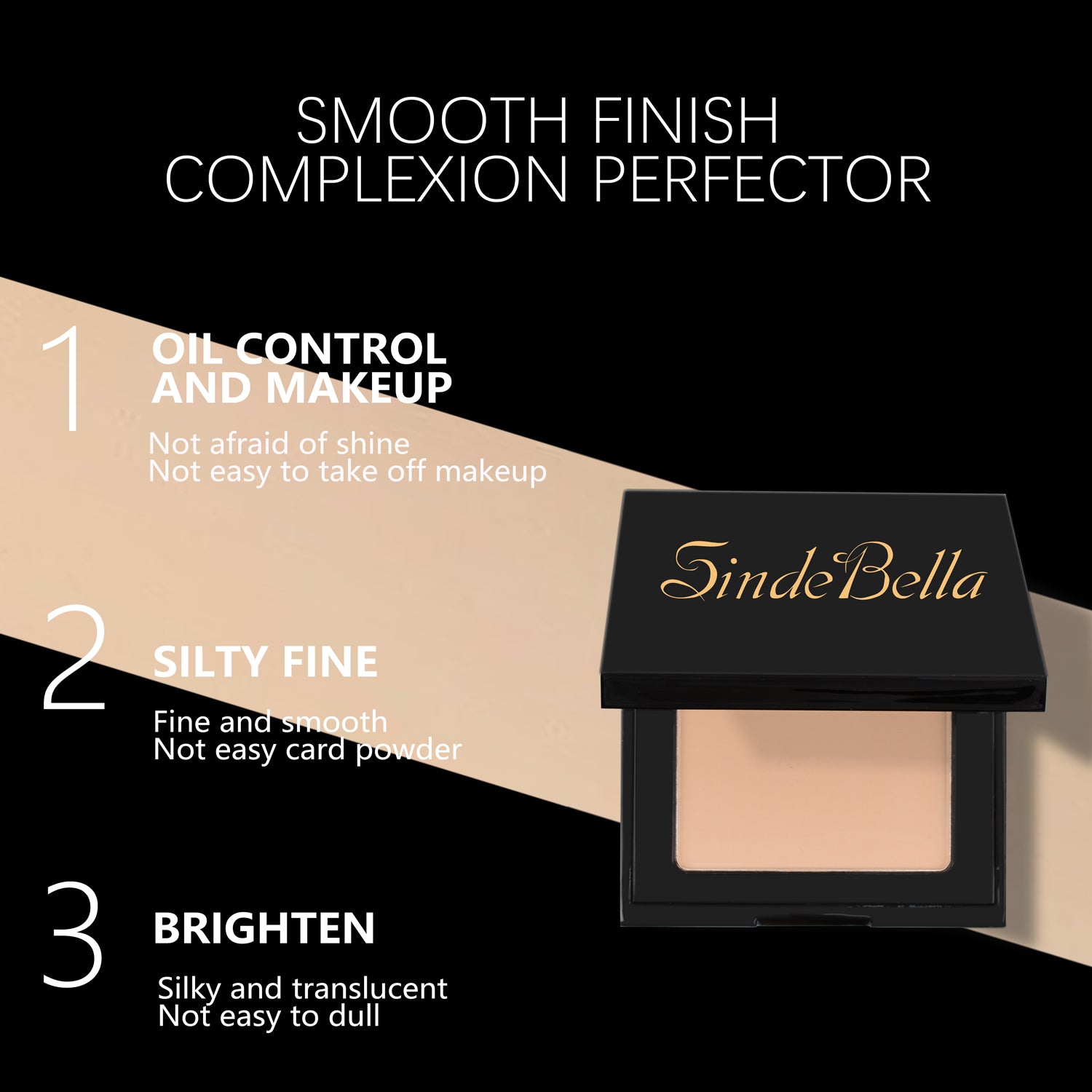 Long-lasting HD Matte Seting Foundation Powder 18 Shades - SindeBella Beauty Store