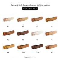 Gezicht en lichaam Sunglow Bronzer-Licht tot Medium