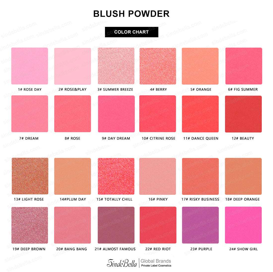 Custom Vegan Blush Bronzer Highlight All in 1  Makeup Palette Talc-Free