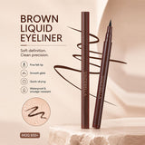 Professioneller wasserfester Flüssig-Eyeliner mit Tinte | Pinselfilzspitze
