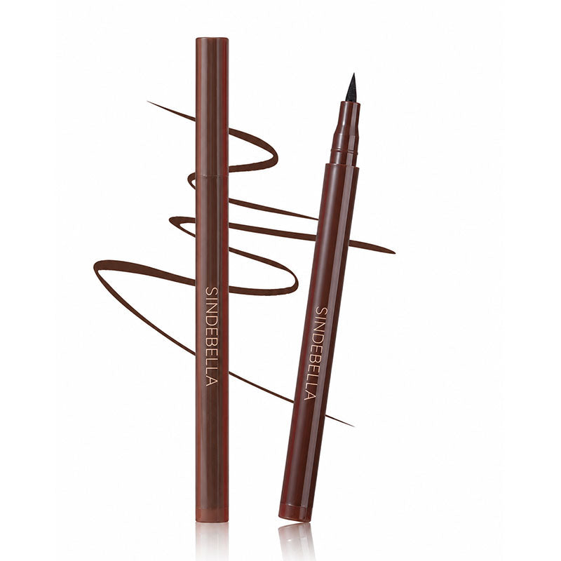 Professioneller wasserfester Flüssig-Eyeliner mit Tinte | Pinselfilzspitze