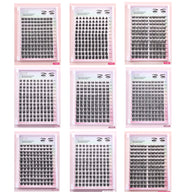 Ensemble d'échantillons de cils en faux vison de 15 mm