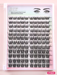 Ensemble d'échantillons de cils en faux vison de 15 mm