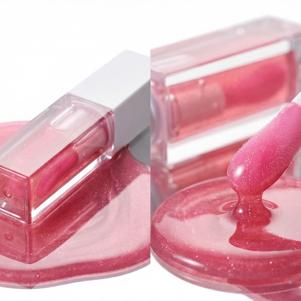 Klares aufpolsterndes Öl für die Lippen