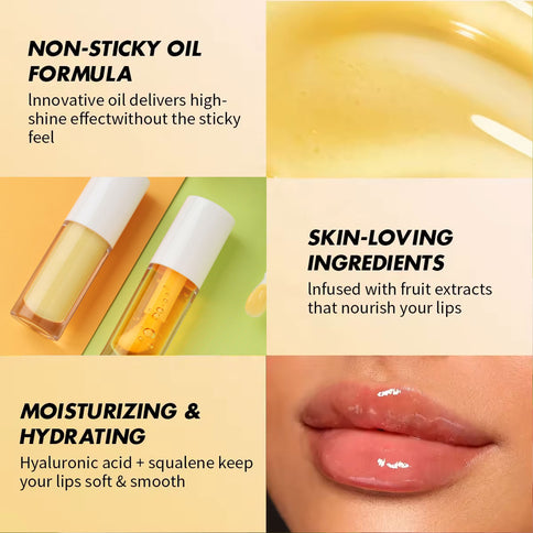 Luxury Nourishing Lip Gloss & Oil Serum