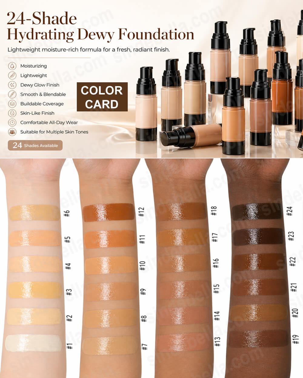 Moisturizing Breathable Natural Radiant Base Set