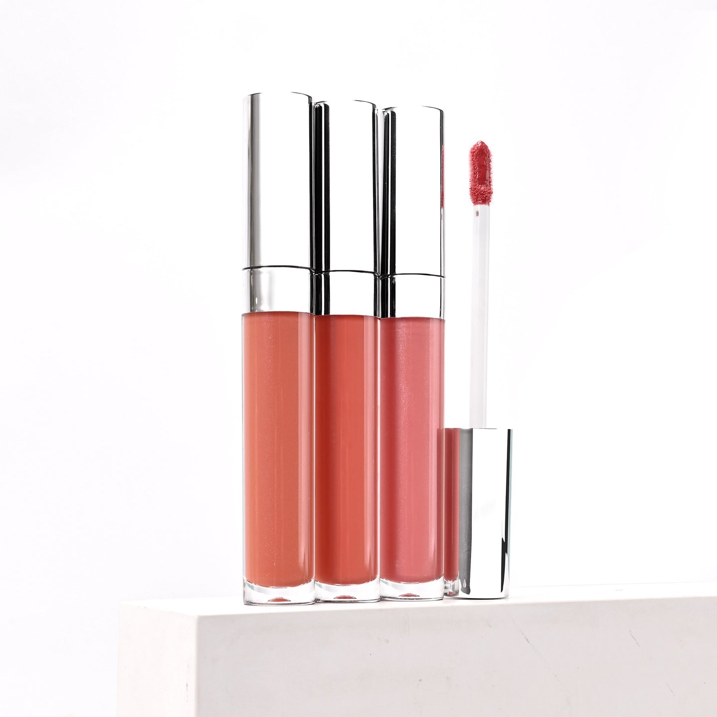 Kit de Brillo Labial Color Rico Hidratante (Elección de Start-ups) | Modelo básico