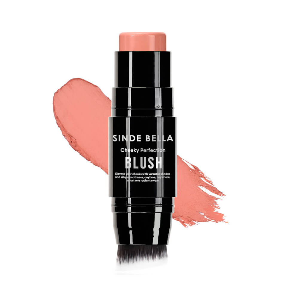 Cremige Blush Stick- 7 Schattierungen, Duo Kopf mit Pinsel