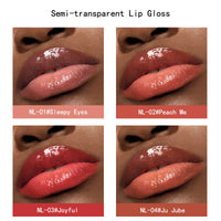 Halb transparenter Lippen glanz