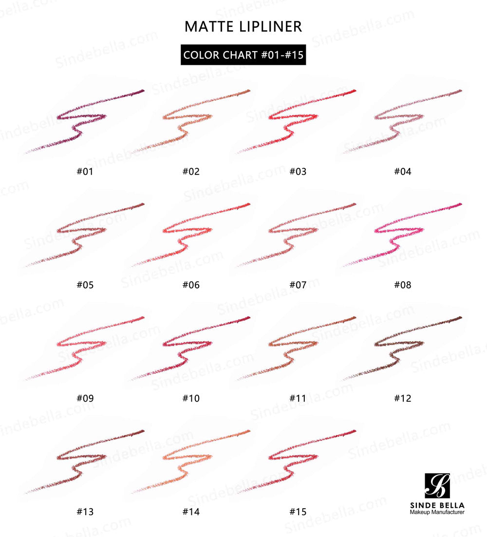 Delineador de labios retráctil en gel suave y mate | Fórmula registrada por la FDA