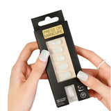 Press on Nails Short Square Glossy Aurora Effect