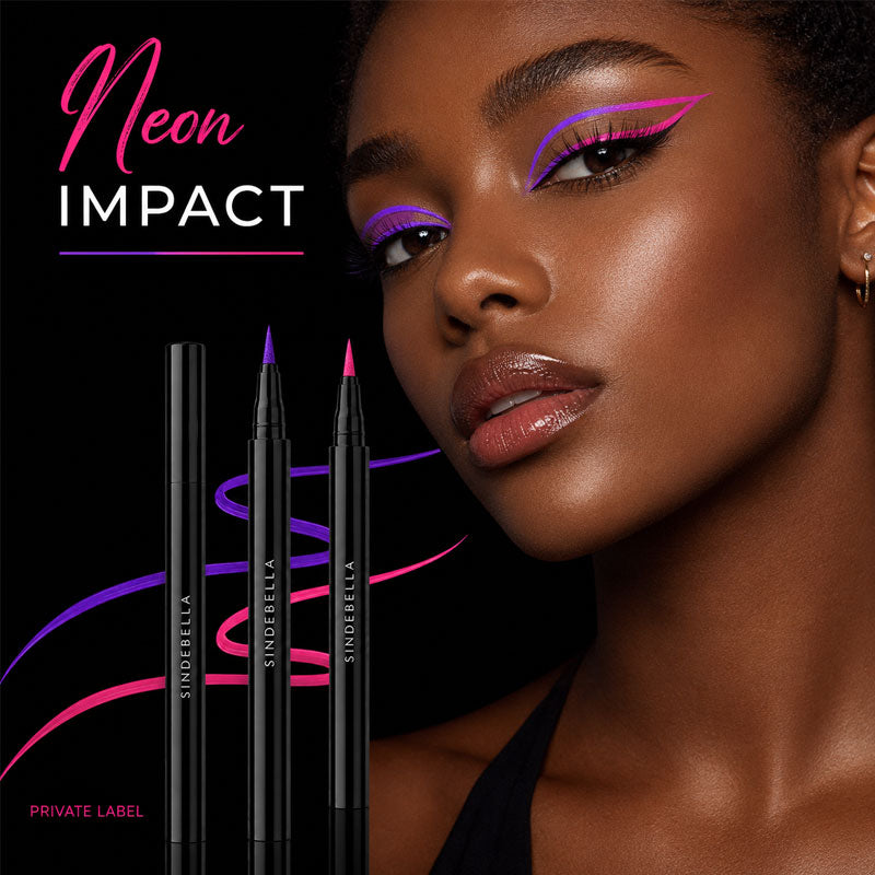Private Label Colored Liquid Eyeliner Pen – 12 Shades