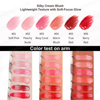 Silky Cream Blush – Lightweight Texture with Soft-Focus Glow