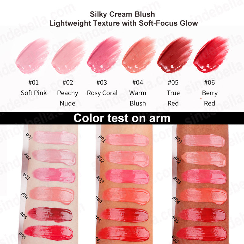 Silky Cream Blush – Lightweight Texture with Soft-Focus Glow