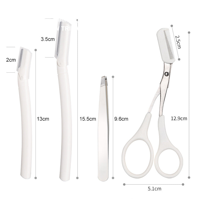 4 in 1 Safety Eyebrow Trimming Set