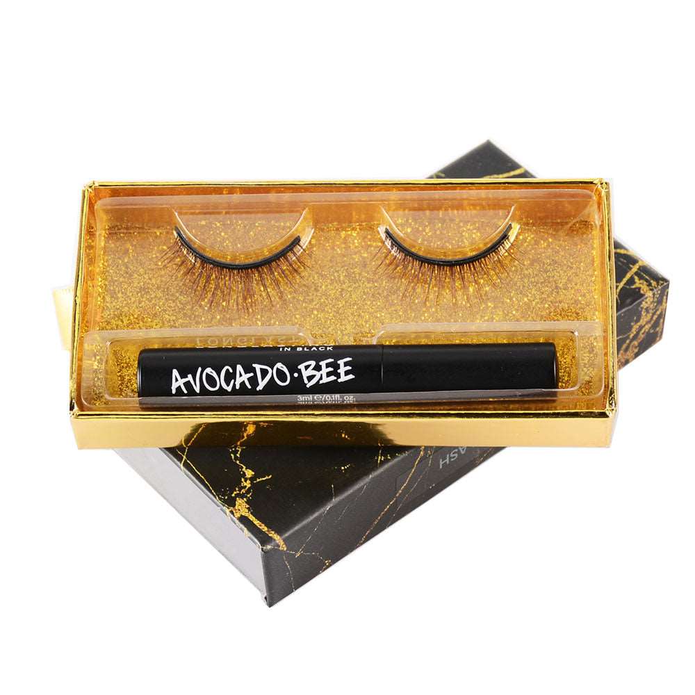 10 Mags Brown Lady Magnetic Lashes With Eyeliner - SindeBella Beauty Store