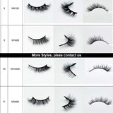 15mm Faux Nerz Streifen Wimpern Probe Set