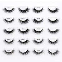 15mm Faux Nerz Streifen Wimpern Probe Set