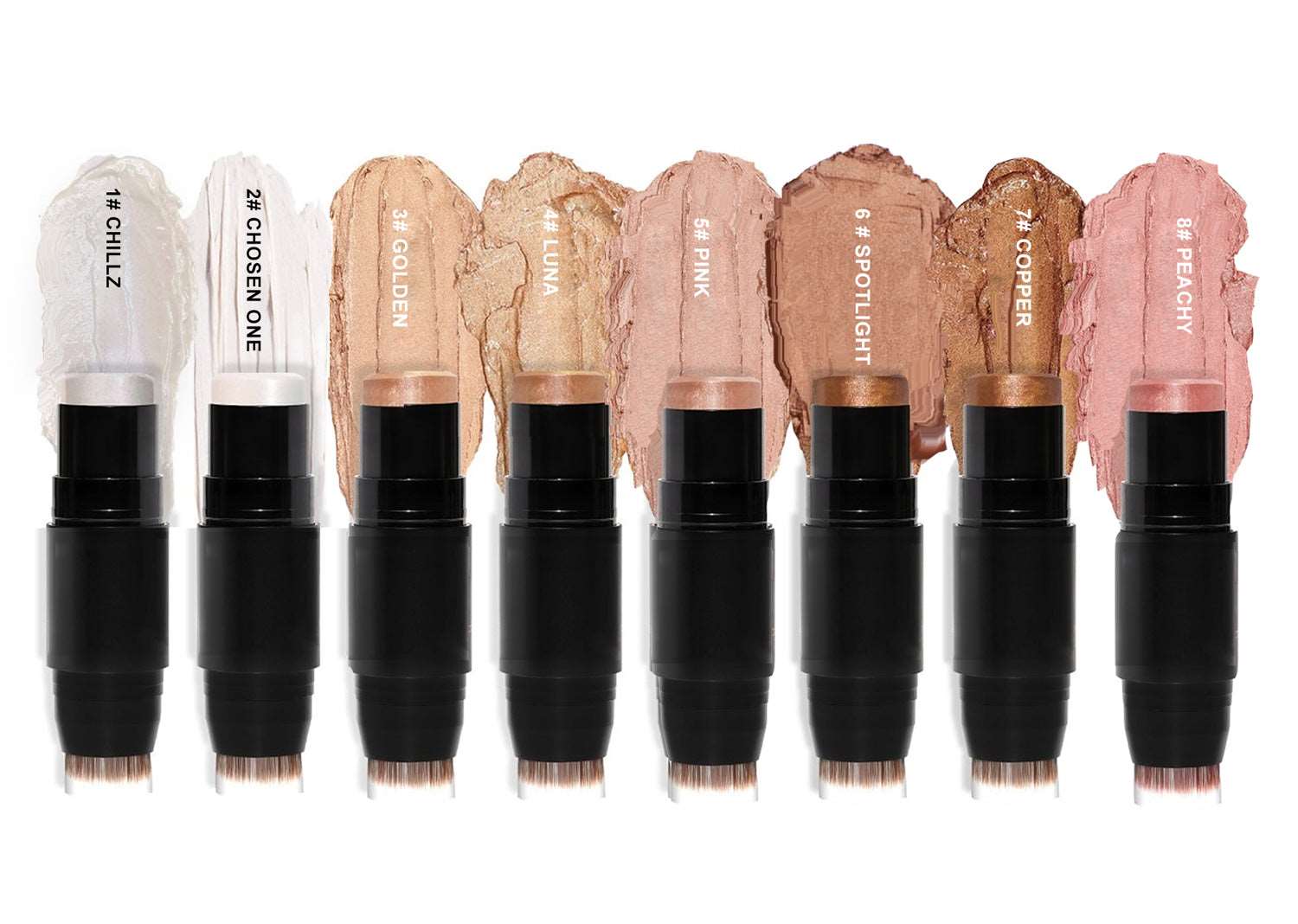 Creamy Highlighter illuminator Stick Sampler Kit-8 Shades