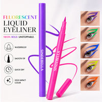 UV Neon Color Liquid Eyeliner Pen – Waterproof Fine Tip