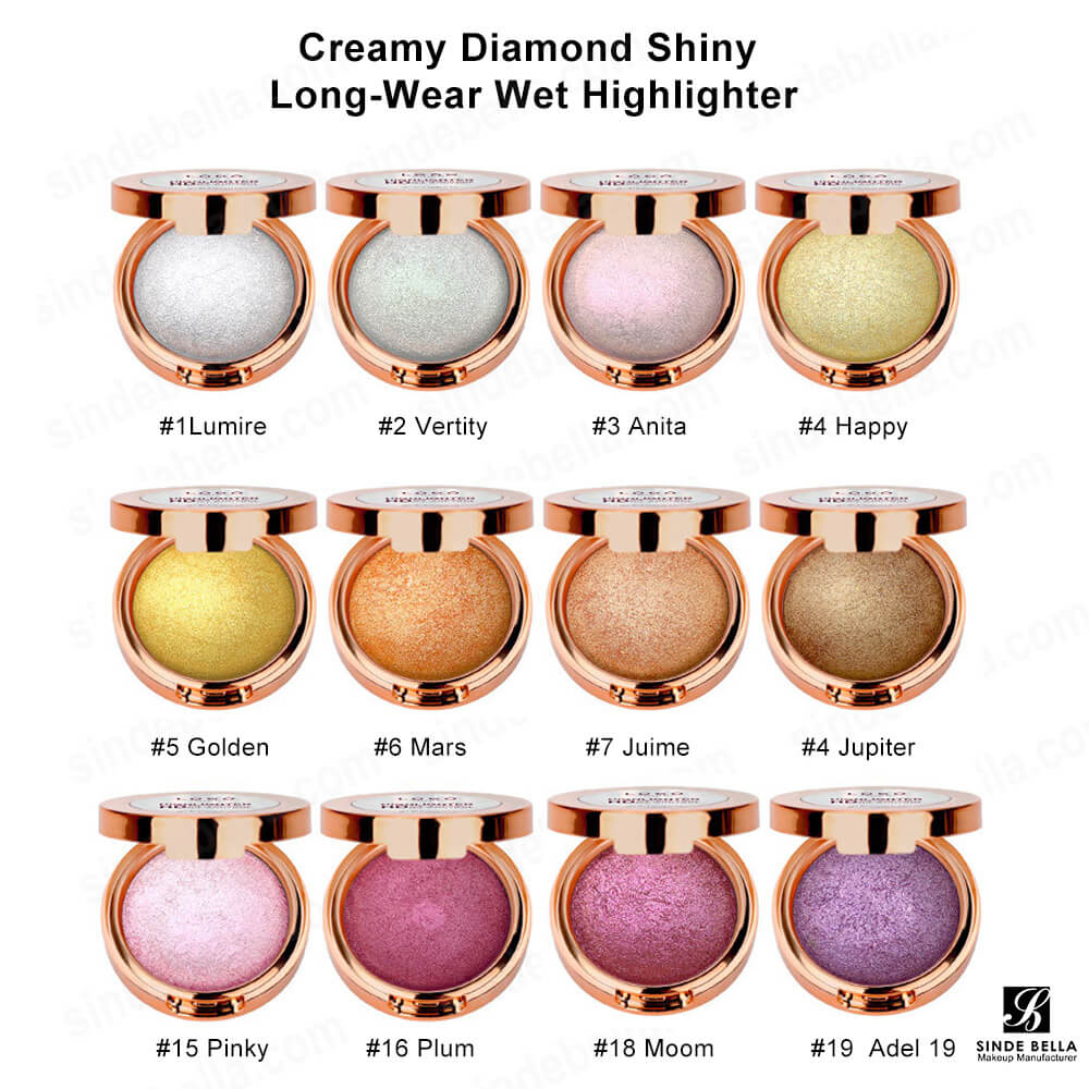 Super natürliche Nude Shiny Contour Highlighter