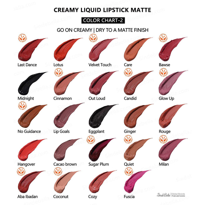 Creamy Liquid Lipstick Soft Matte - SindeBella Beauty Store