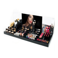 Custom All-in-One Acrylic Makeup Display (Lipstick + Foundation + Powder)