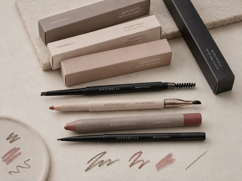 Brow pencil formula sample development