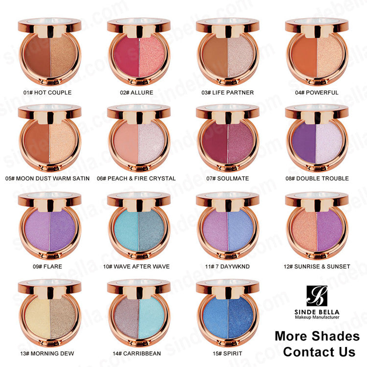 Mineral Vegan Talc-Free Mini Duo Eyeshadow