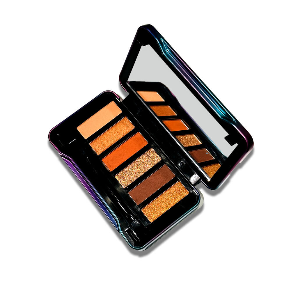 Paleta de sombras de ojos Pro Makeup pigmentadas mate-nude y smoke