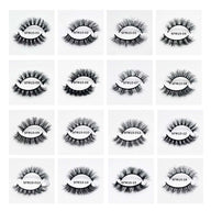 15mm faux mink strip lashes sample set