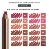 Super Creamy Moisturizing Nude Brown Long Lasting Lip Pencil