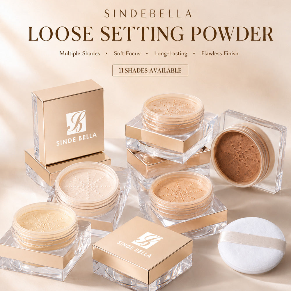 Poudre libre rayonnante hypoallergénique minérale naturelle