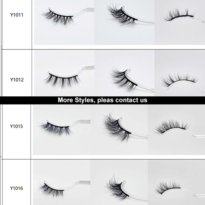 15 mm faux nerts strip wimpers sample set