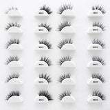 15 mm faux nerts strip wimpers sample set