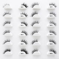 15 mm faux nerts strip wimpers sample set