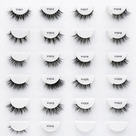 15 mm faux nerts strip wimpers sample set