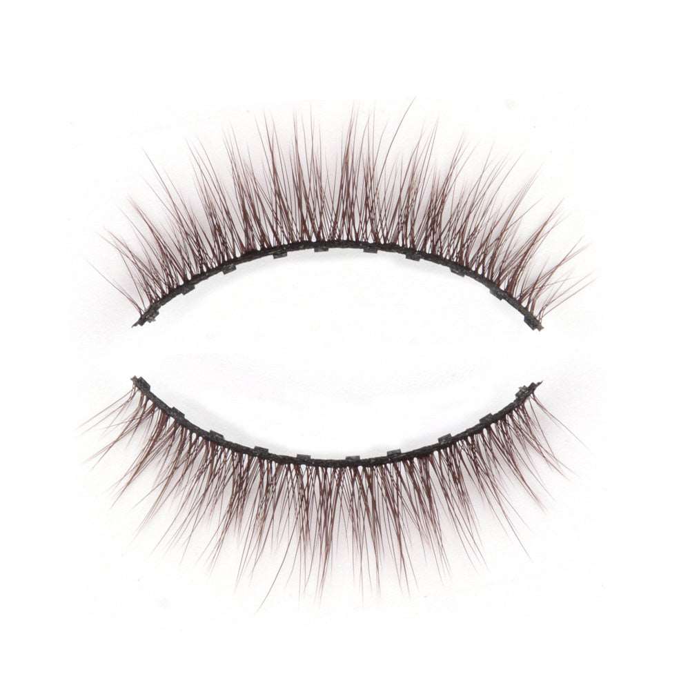 10 Mags Brown Lady Magnetic Lashes With Eyeliner - SindeBella Beauty Store