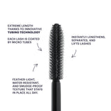 Mascara Noir Longue Durée Allongement Renforçant