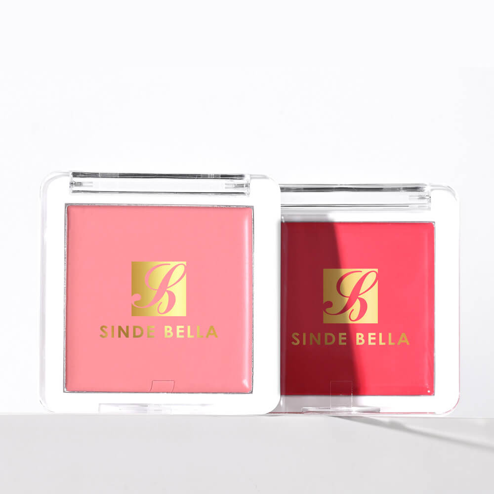 Zachte romige blush - 8 tinten