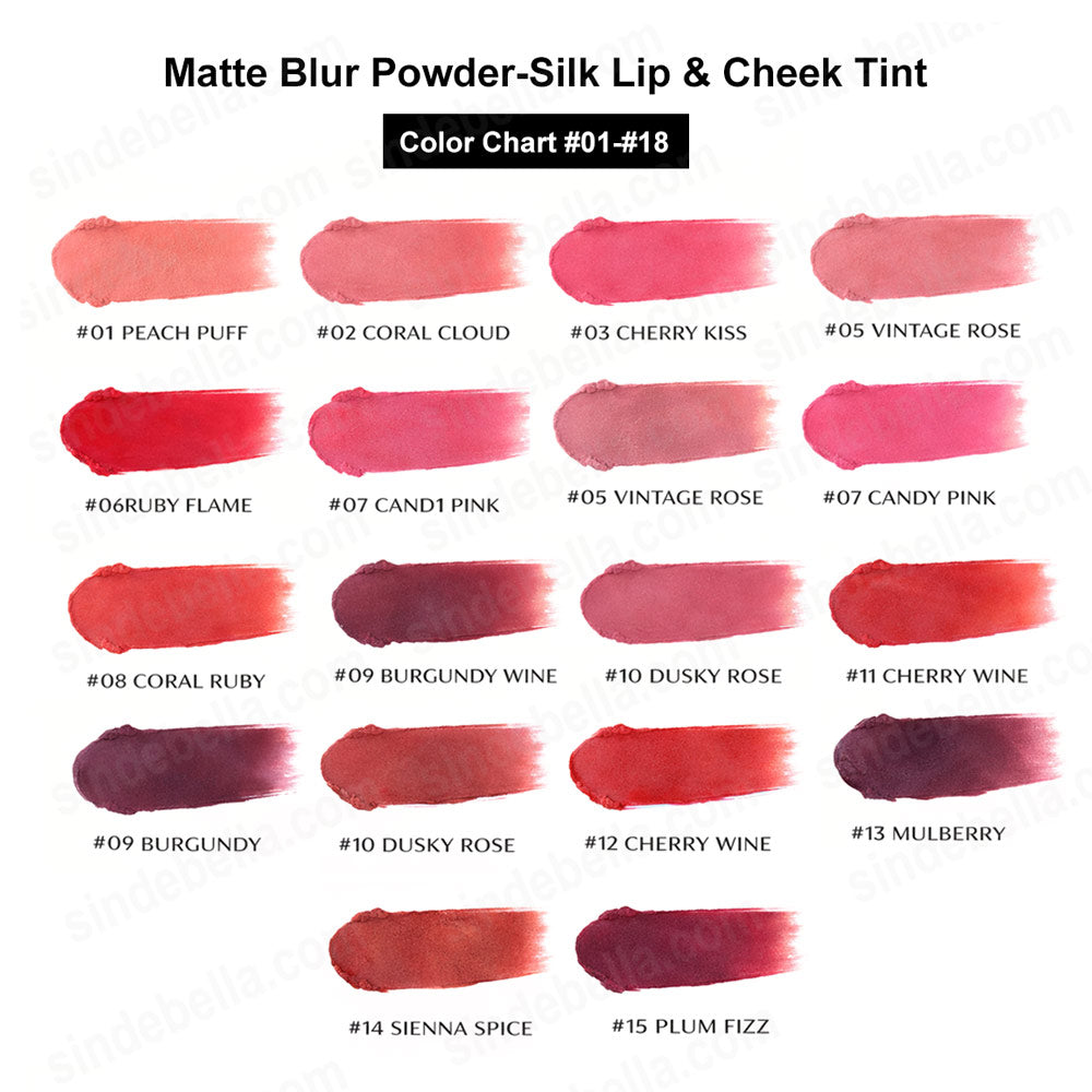 Matte Blur Powder-Silk Lip & Cheek Tint