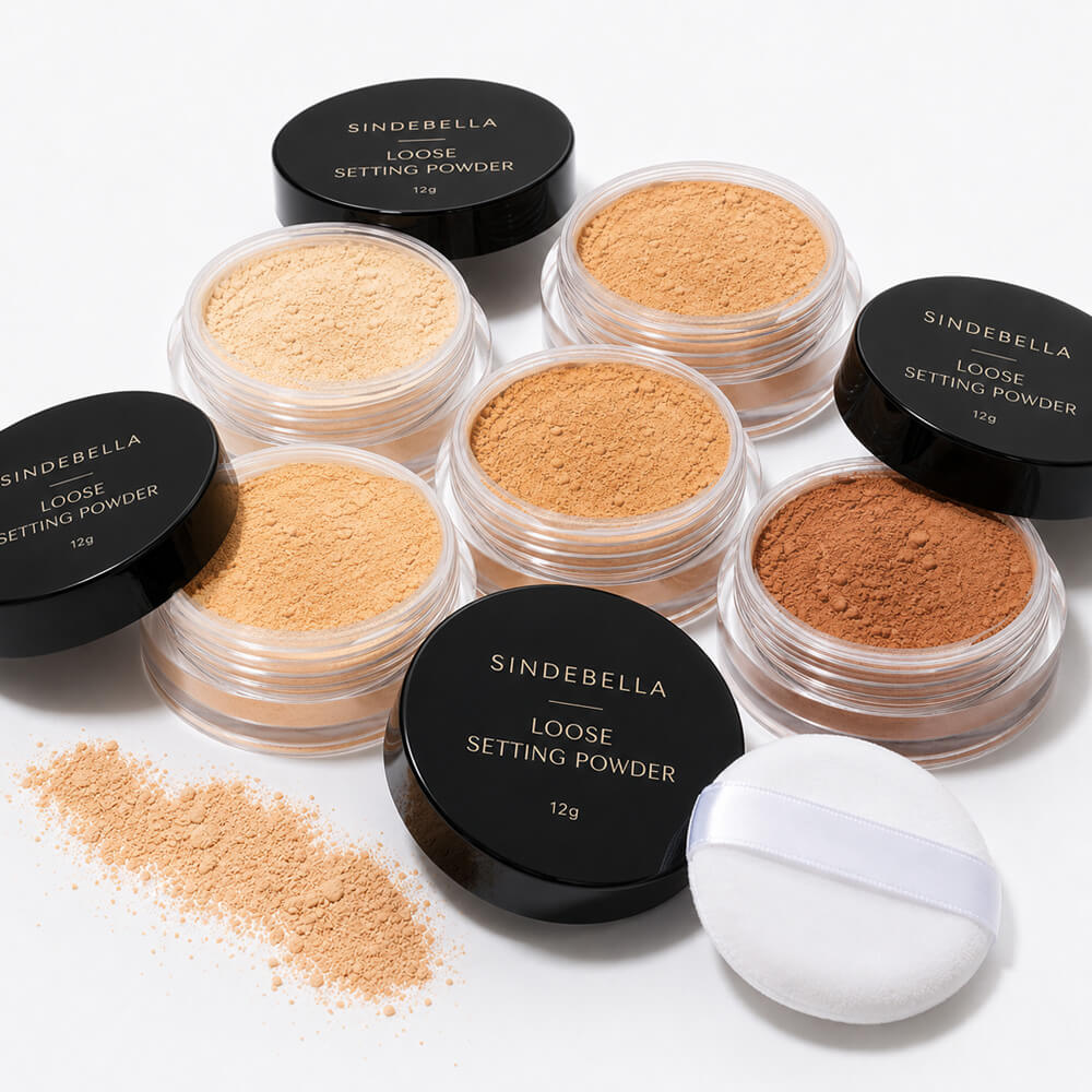 Poudre libre rayonnante hypoallergénique minérale naturelle