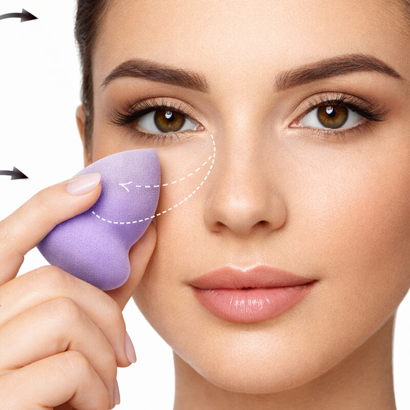 Custom Hourglass Makeup Sponge | For Perfect Grip & Multi-Zone Application