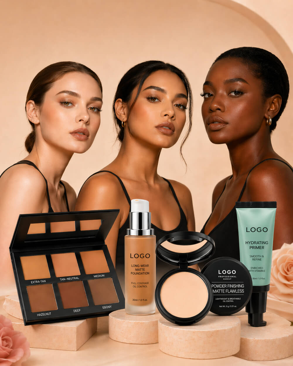 Long-Lasting Matte Flawless Contour Base Set