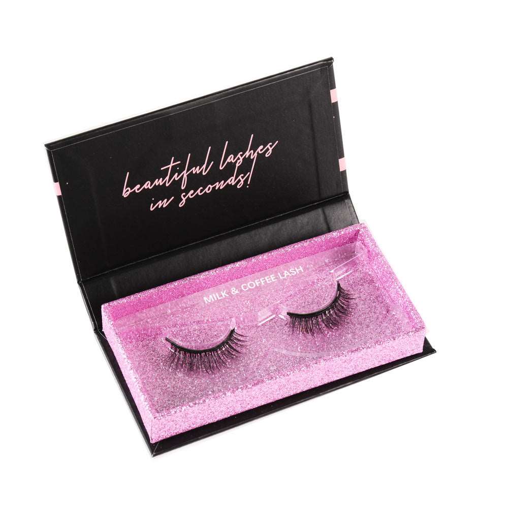 5 Mags Milk & Coffee Magnetic Lashes | Feather Weight - SindeBella Beauty Store